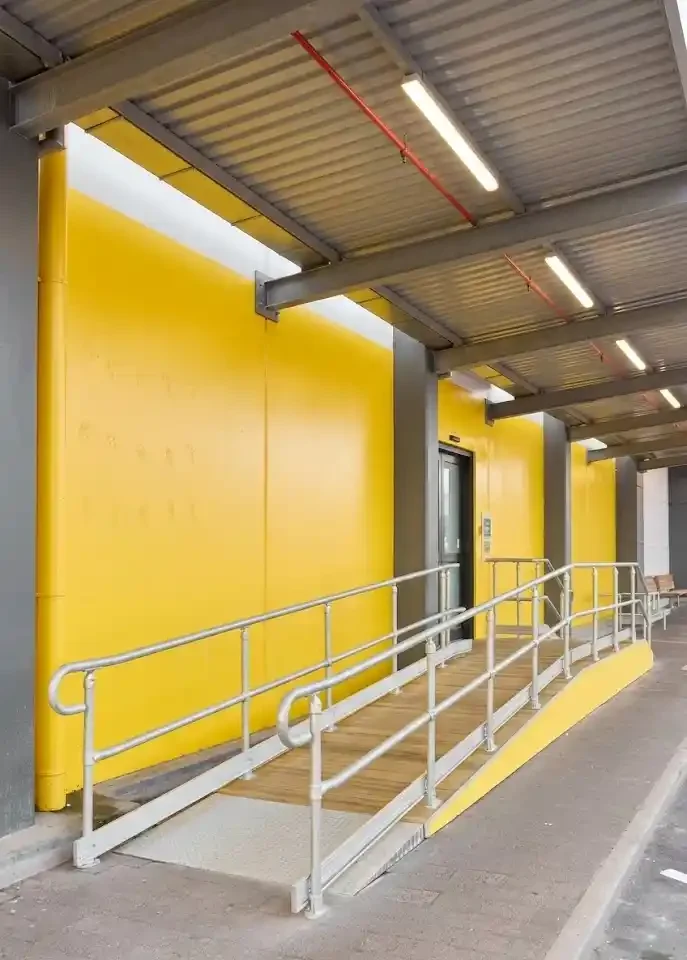 Access Routes, Ramps, Landings, and Transitions.