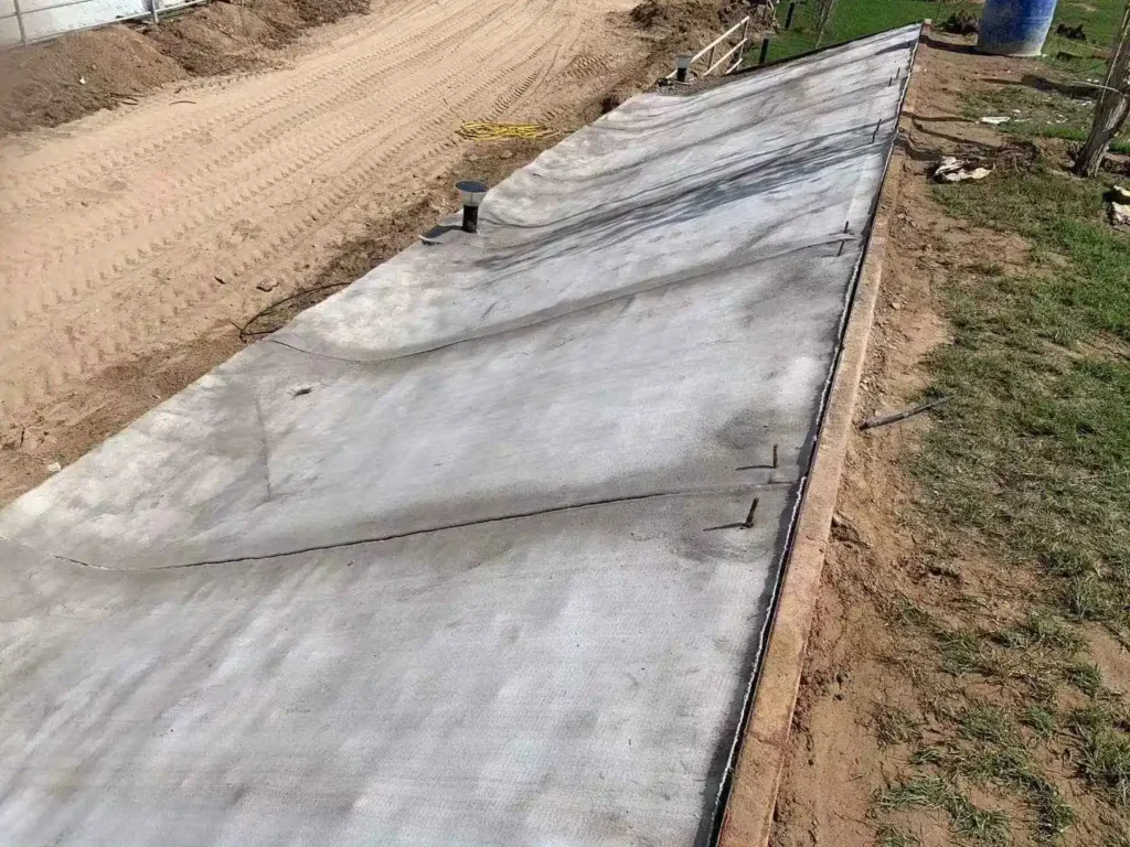 Concrete Built Around Slope, Drainage, and Daily Use (1)