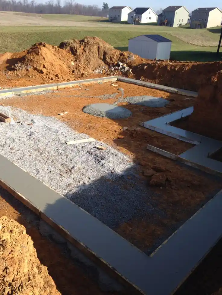 Concrete Foundations Planned Around Support and Site Conditions