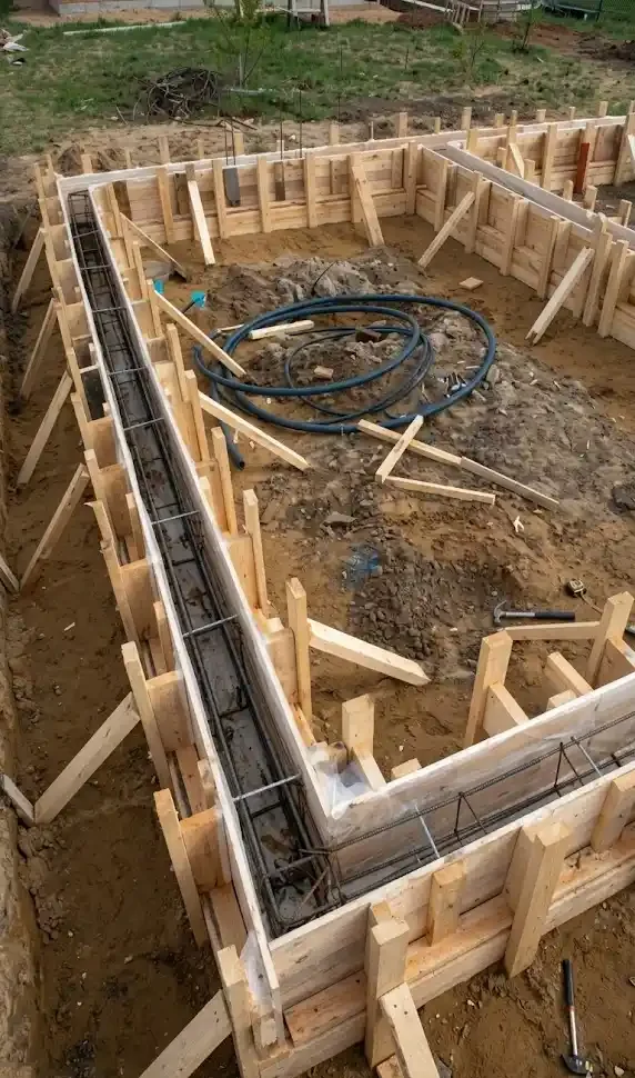 Concrete Foundations and Structural Work.