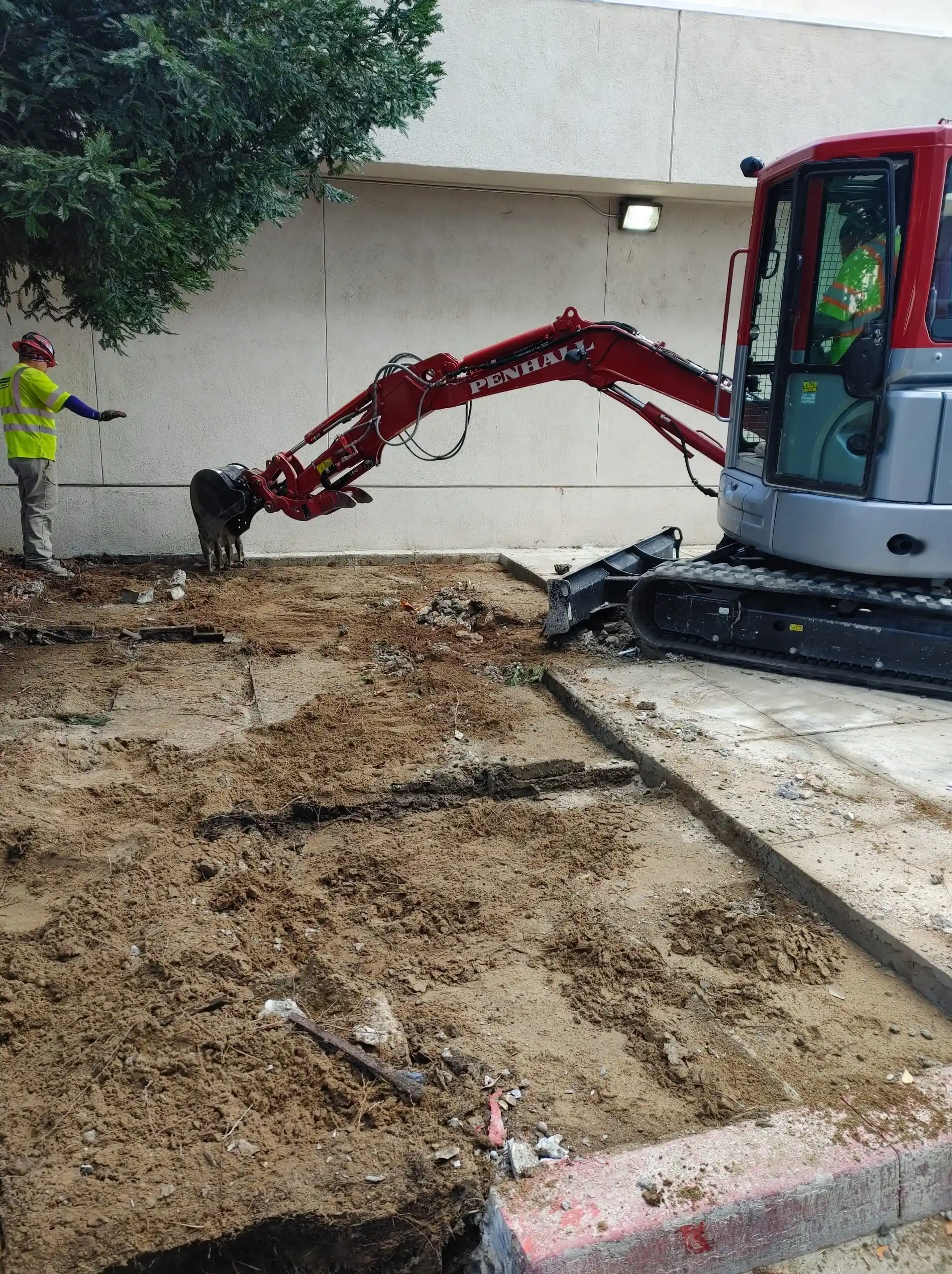 Demolition Before Parking Lot Concrete Work