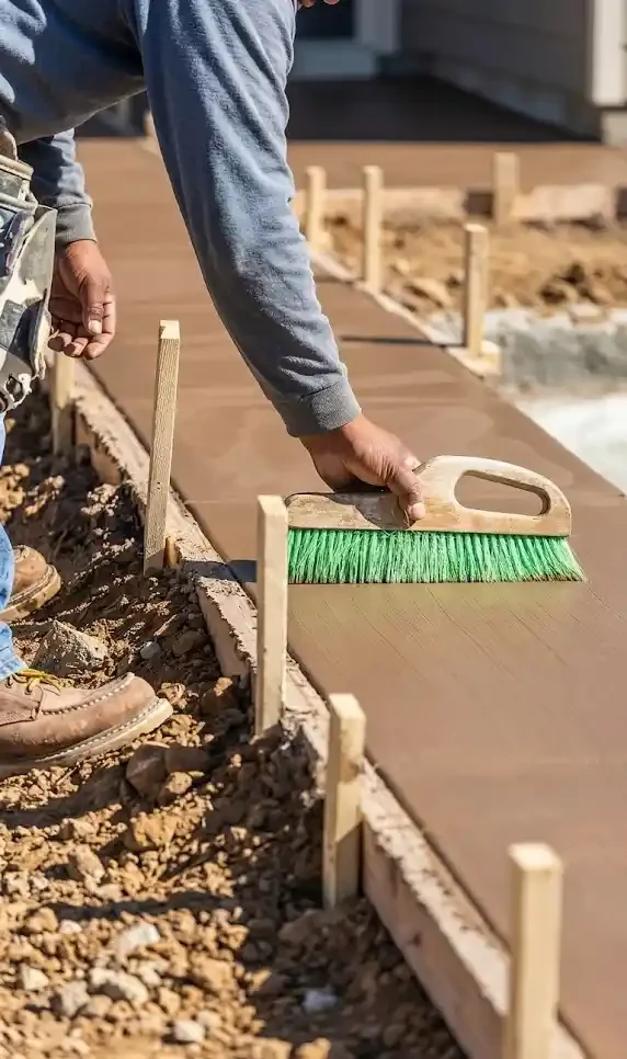 Does Stamped Concrete Cost More Than Broom Finish