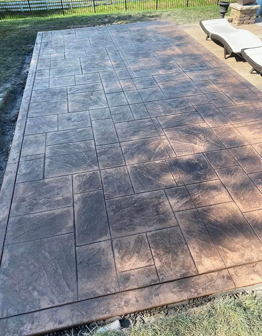Does a Stamped Concrete Patio Cost More