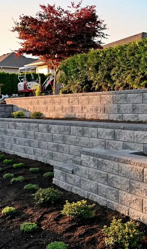 Retaining Walls and Slope-Aware Concrete Planning.