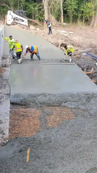 Tustin Concrete Service Area