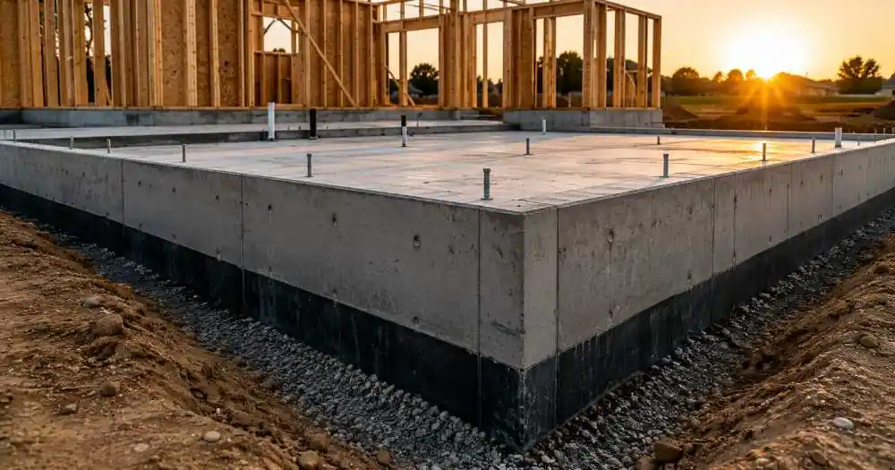 Concrete Foundations Planned Around Support and Site Conditions Services