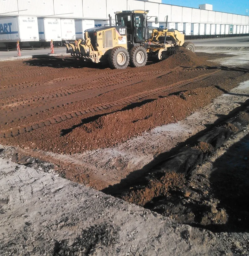 Grading That Prepares the Site Before Concrete Work