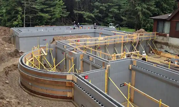 ICF Construction Planned Around Structure, Forms, and Concrete Placement.
