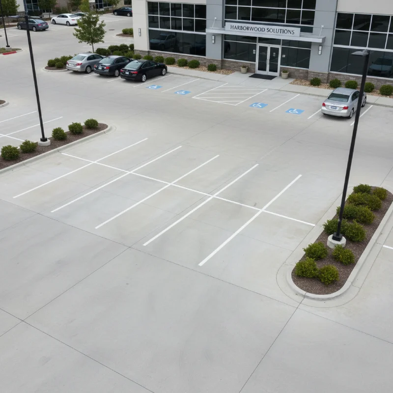 Parking Lot Concrete for Businesses and Managed Properties