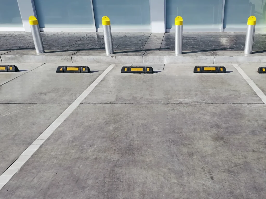 Parking Lot Layout, Vehicle Traffic, and Concrete Thickness