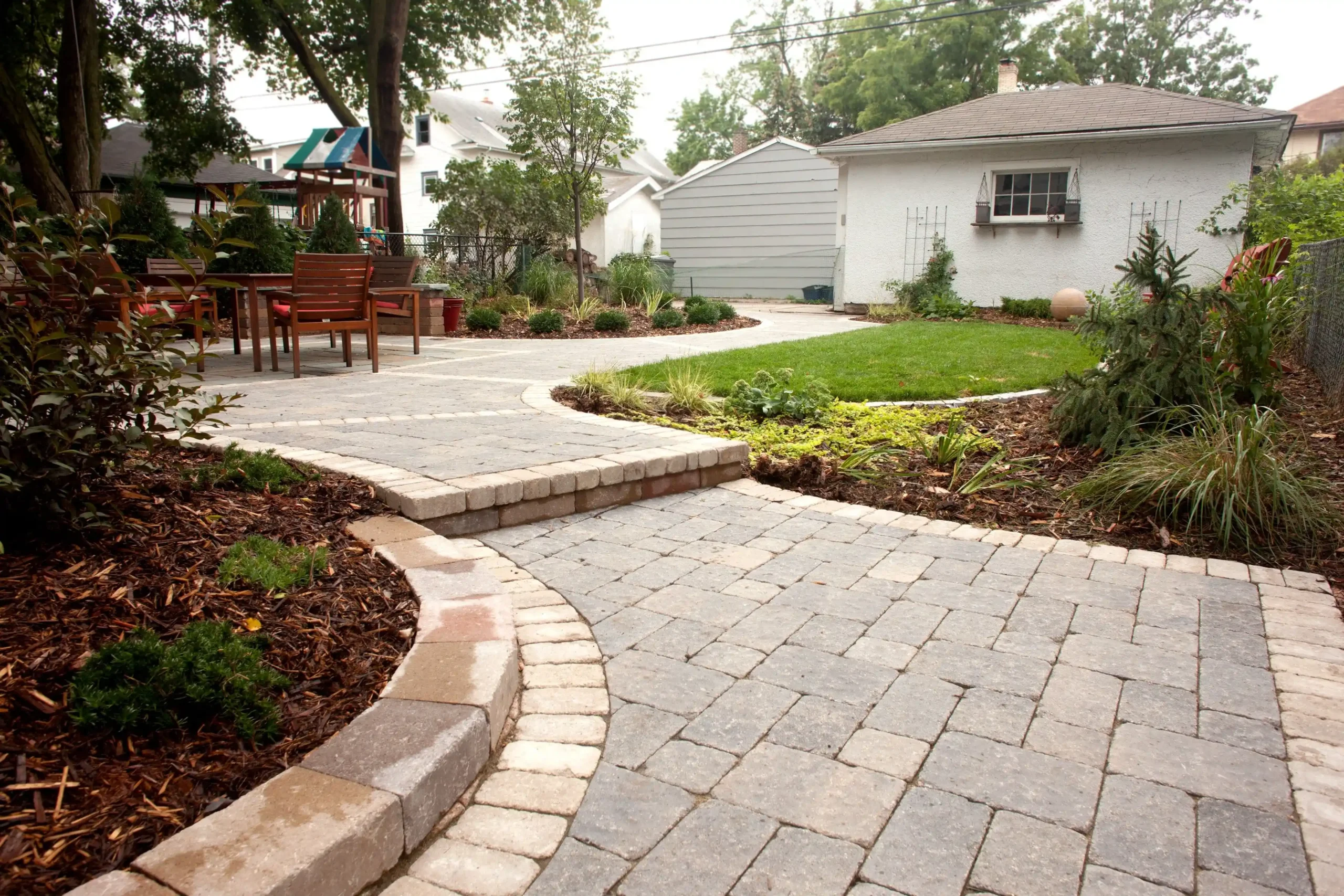Paver Walkways and Side-Yard Paths