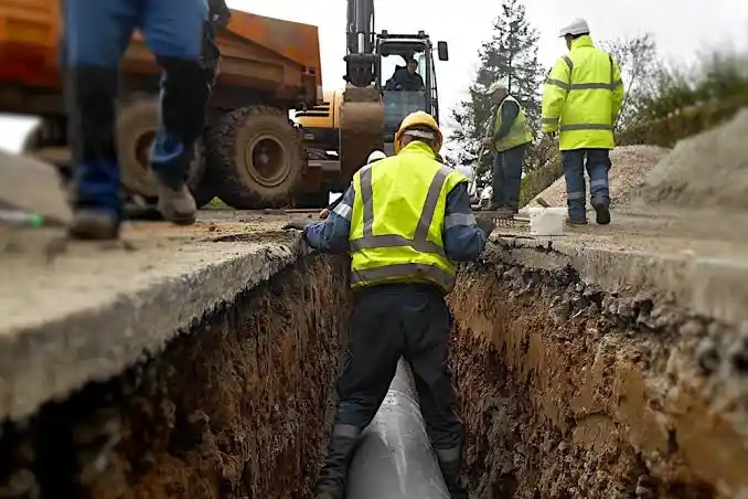 Underground Utilities for Garden Grove Properties.