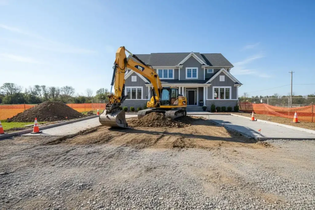 When Grading Is Needed Before Concrete.